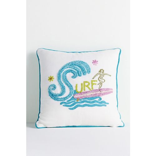 Allani Cotton Indoor/Outdoor Hand-Tufted Pillow