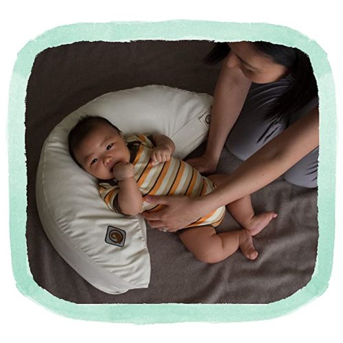 The Nesting Pillow - Organic Nursing Pillow with Washable Slip Cover