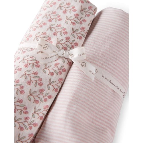 Baby Girl 2-Pack Organic Cotton Muslin Swaddle Blankets - Little Planet | Carter's