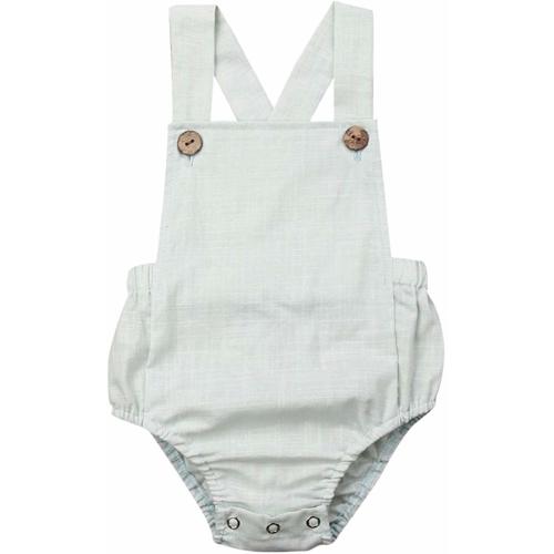 Baby 1 Piece Summer Romper - White