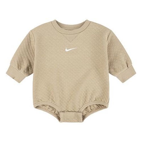 Newborn Baby Girls Nike Diamond Jacquard Bubble Romper