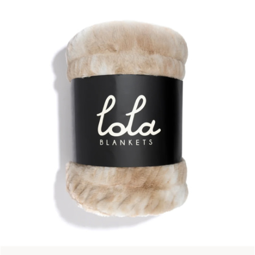 Lola baby blanket Caramel N' Cream