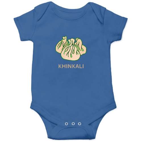 Khinkali-T-Shirt Baby Onesies Kids's Short Sleeve Onesie 12M Royal sold by Thomasc Carney | SKU 2015487804 | Printerval