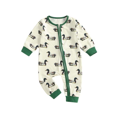 Mallard Duck Long Sleeve Romper