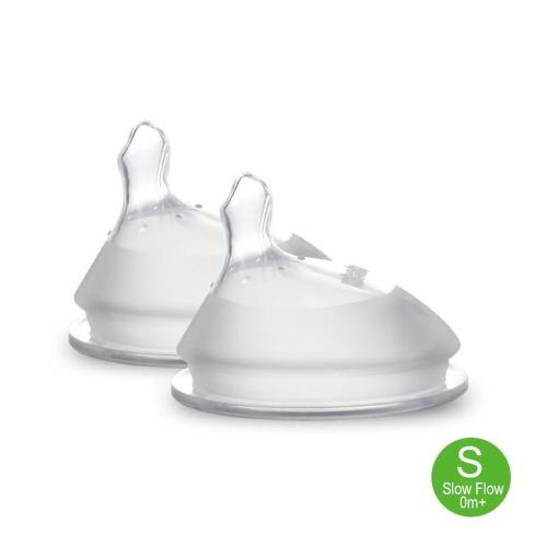 Generation 3 Silicone Orthodontic Bottle Nipple, 2 Pieces - Small
