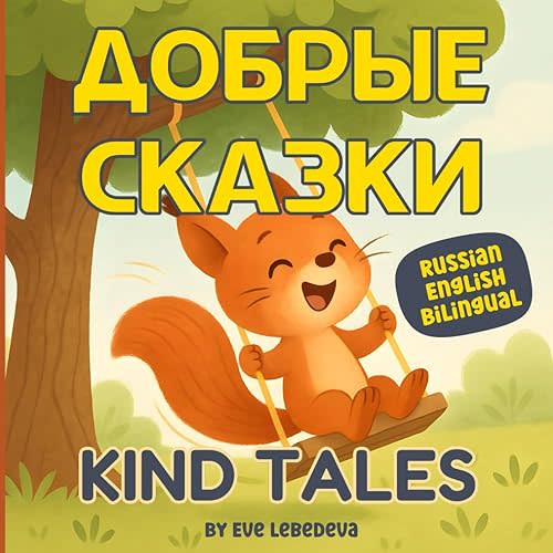 Kind Tales: Russian English Bilingual Book for Kids with Stories That Teach Kindness, Sharing, and Emotional Growth: Book with Pictures is Perfect for ... Early Readers (Добрые Сказки / Kind Tales) Paperback – Large Print, May 26, 2025