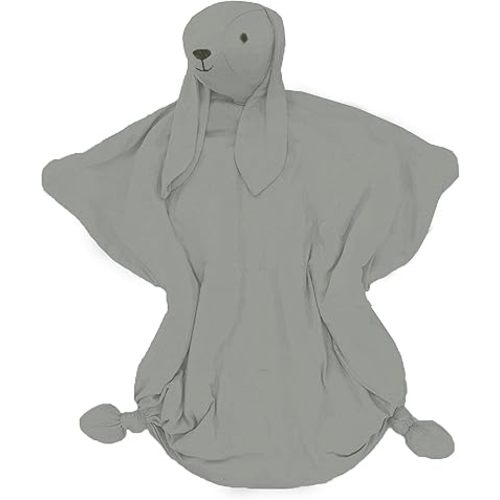 GUNAMUNA Unisex Lovey Blanket for Newborns and Toddlers, Soft Stuffed Bunny Security Comforter, One Size, Sage