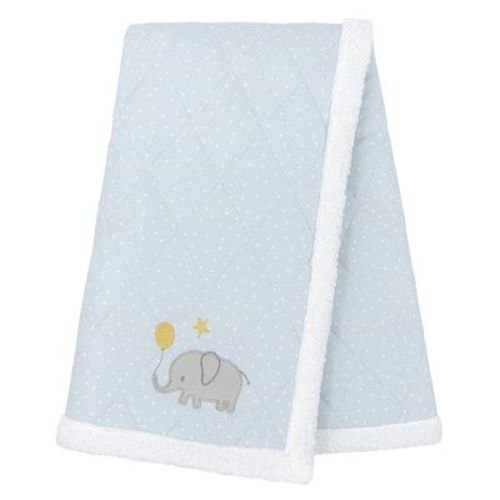 Living Textiles|stroller Blanket - Mason Elephant