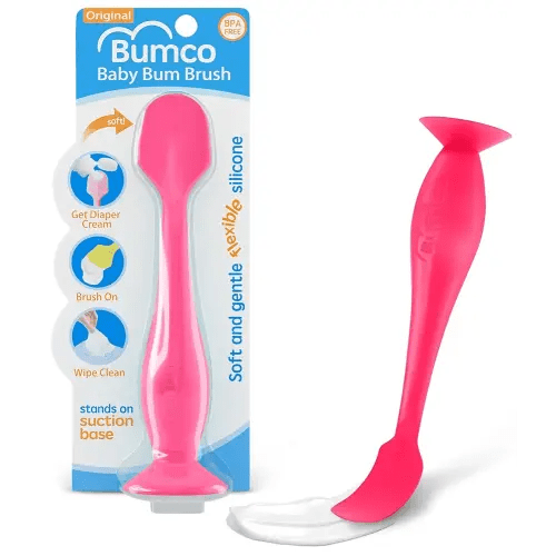 Bumco Diaper Cream Spatula - BPA-Free Diaper Bag Essentials, Soft Butt Spatula Baby, Mom-Invented Butt Paste Spatula, Bumco Diaper Cream Spatula, Flexible Diaper Cream Applicator, Bumco Baby Bum Brush