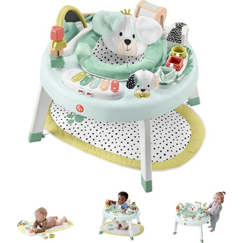 Fisher-Price Baby To Toddler Toy 3-In-1 Snugapuppy Activity Center