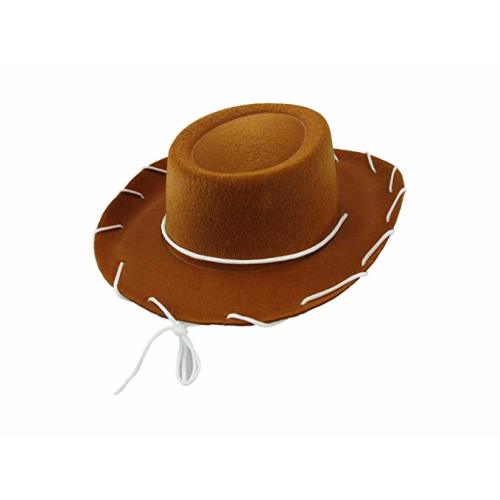 Child Western 1950's Style Kids Cowboy Ranch Hat, Brown, One Size