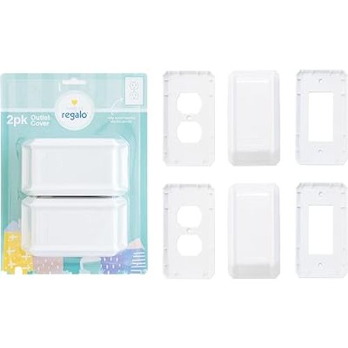 Home Safety White Outlet Cover Box