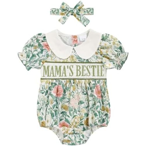 GRNSHTS Baby Girl Romper Newborn Clothes Bodysuit Jumpsuit Baby Girl Clothes Outfit 0-18M