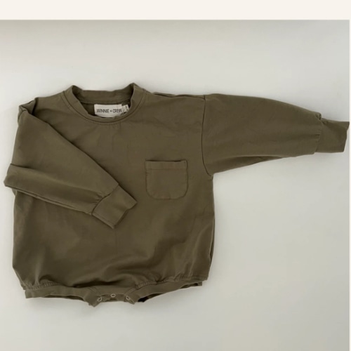 Harley Pocket Romper in Green – Winnie + Crew
