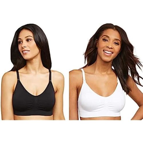 Motherhood Maternity Women’s Seamless Clip Down Nursing Bra Machine Washable Sizes S–3X Available in 1 & 2 Packs