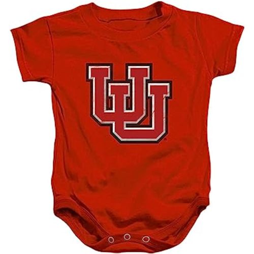 University of Utah Official Distressed Primary Unisex Infant Snap Suit for Baby