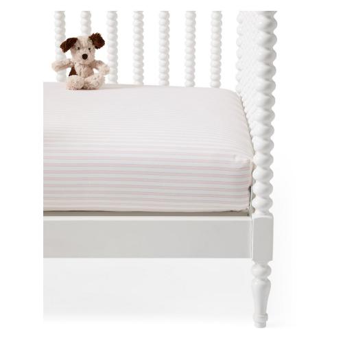 Oxford Stripe Crib Sheet | Serena and Lily