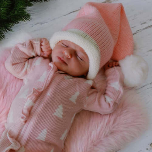 Pink santa hat