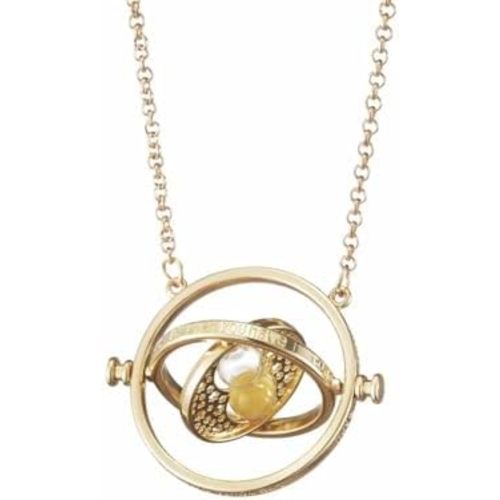 Time Travel Necklace - Hourglass Rotating Necklace Pendant, for Costume Accessory and Gift Fans, Birthday