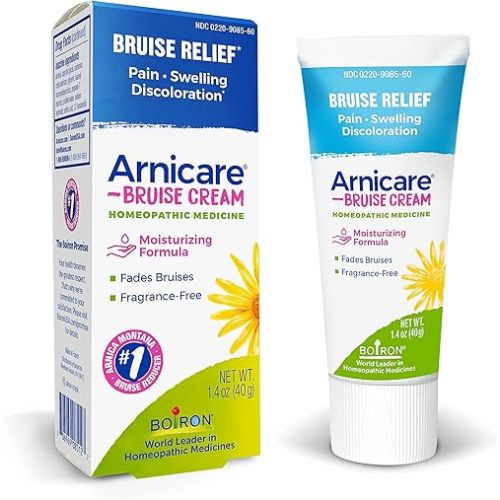 Boiron Arnicare Bruise Cream for Pain Relief from Bruising and Swelling or Discoloration from Injury - 1.4 oz