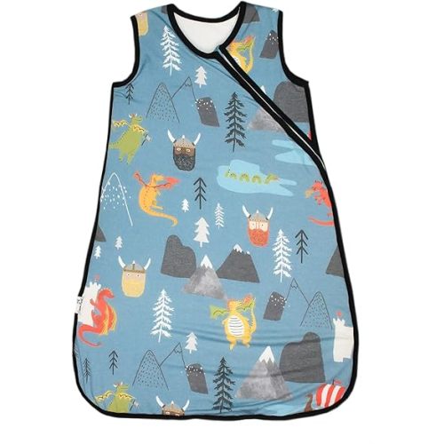 Copper Pearl Sleep Sack: Warm and Cozy Baby Bag in a Variety of Trendy Designs, Safe Alternative to Blankets, Sleeveless Baby Sleep Sack Swaddle Sizes Newborn to 24 Months - Viking