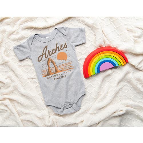 Arches Baby Onesie Moab Utah National Park Infant One Piece