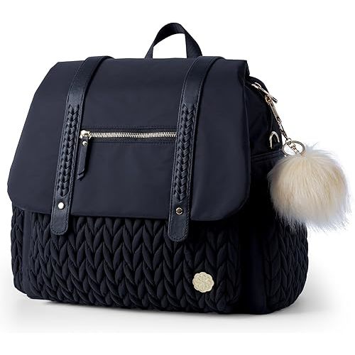 Diaper Bag BackPack Large Capacity Travel Mommy Bag Waterproof and Stylish with Changing Pad Baby Bag for Women and Girls