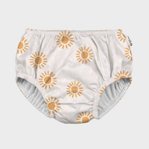 Green Sprouts Toddler Eco Pull-up Reusable Swim Diaper Sunshine - Cream 3T