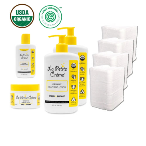 Newborn Ultimate Welcome Set – La Petite Creme diapering system