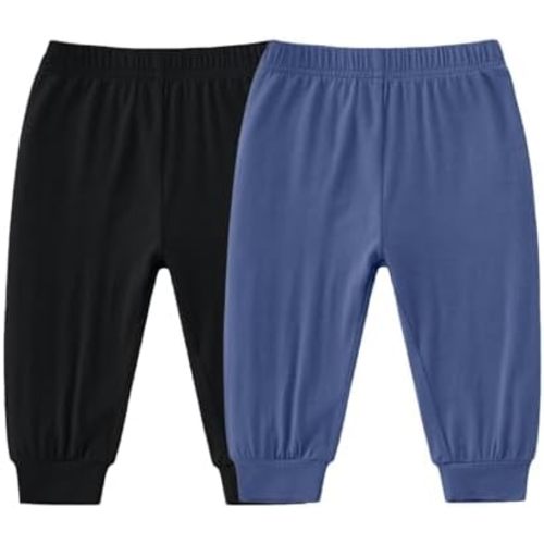 Baby Boys Girls Bamboo Viscose Jogger Pants Infant Toddler Bloomers Kids Harem Pants