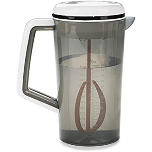 Baby Brezza Electric One Step Formula Mixer Pitcher - Motorized Mixing System for Infant Formula Powder - Large Capacity, Mix 28oz of Formula at Once - Portable for Travel