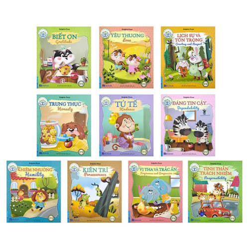 Combo 10pk Bilingual Vietnamese/English Books