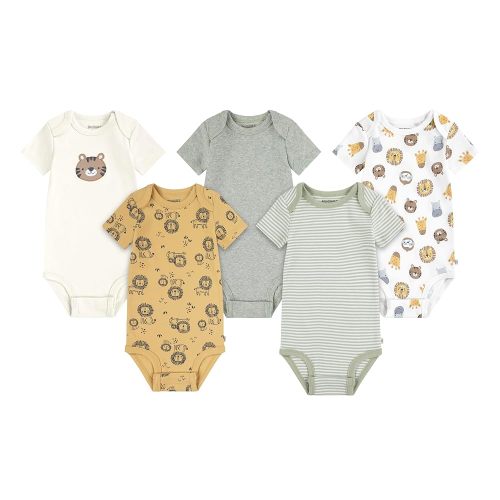 Huggies unisex-baby 5-pack Everyday Bodysuit