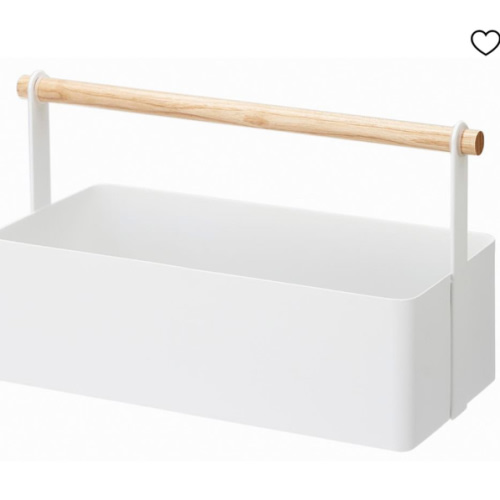 Wood Handle Bath Caddy