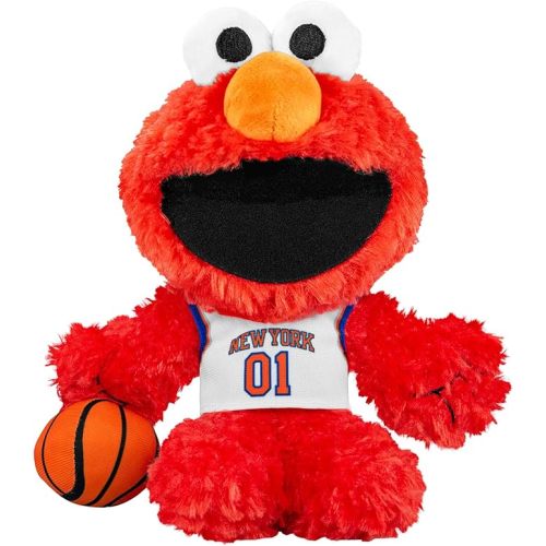 Bleacher Creatures New York Knicks Sesame Street Elmo 8" Kuricha - Officially Licensed NBA Plush Toy