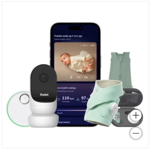 Owlet Dream Duo 2 Smart Baby Monitor Deluxe Bundle
