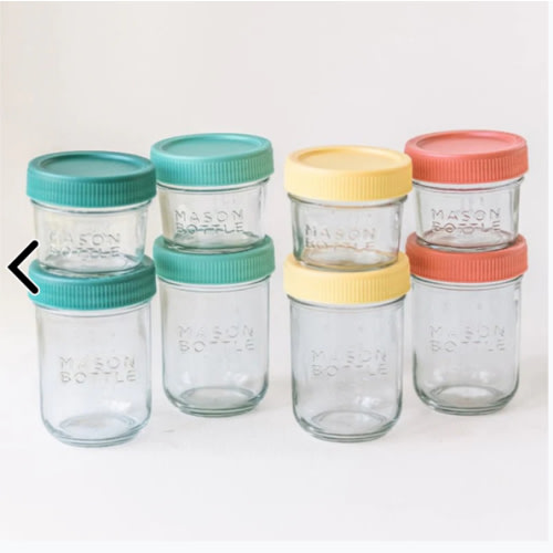 Breastmilk Storage Jar Set – Mason Bottle