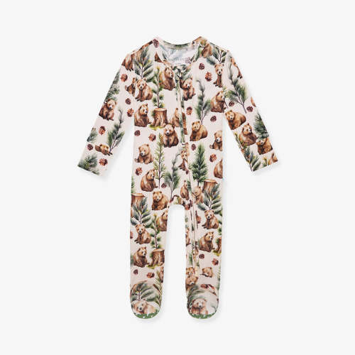 Rupert Footie Zippered One Piece