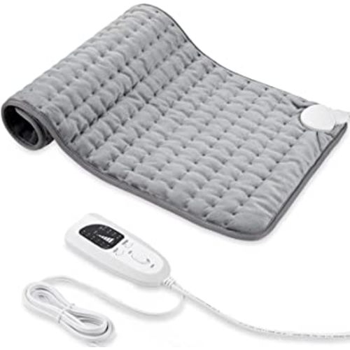 Heating Electric Pad for Back, Shoulders, Abdomen, Legs, Arms, Electric Fast Heat Pad with Heat Settings, Auto Shut Off (12"×24'')