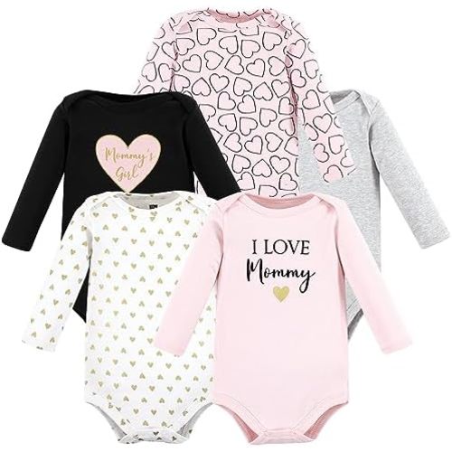 Hudson Baby Unisex Baby Cotton Bodysuits