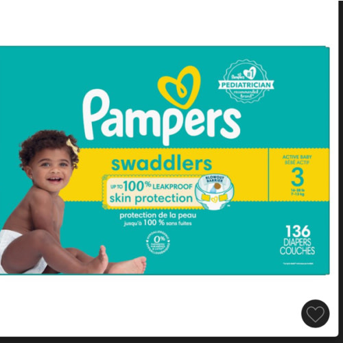 Pampers Swaddlers Active Baby Diapers size 3