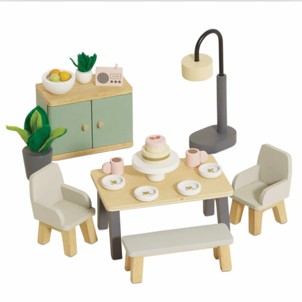 Wooden Dolls House Dining Room