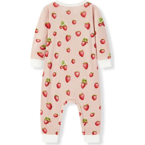 Organic Cotton Zipper Pajama, 0-3M