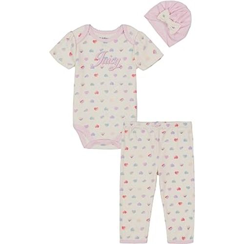 Juicy Couture baby-girls Three Piece Set3 Pieces Pant Set