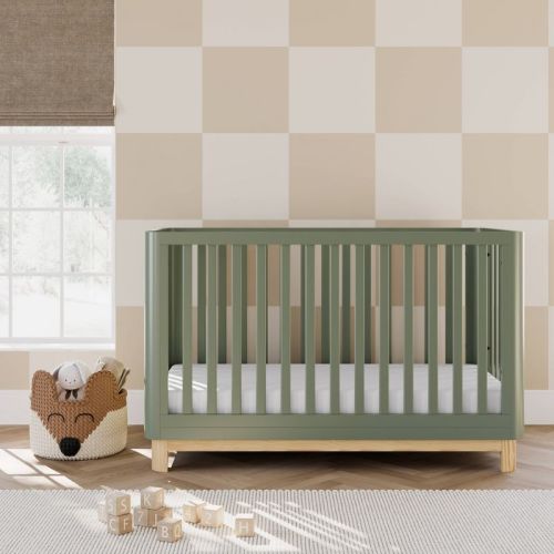 Storkcraft Santos 3-in-1 Convertible Crib - Olive/Natural