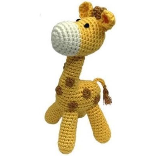Cheengoo Organic Hand Crocheted Rattle (Giraffe)