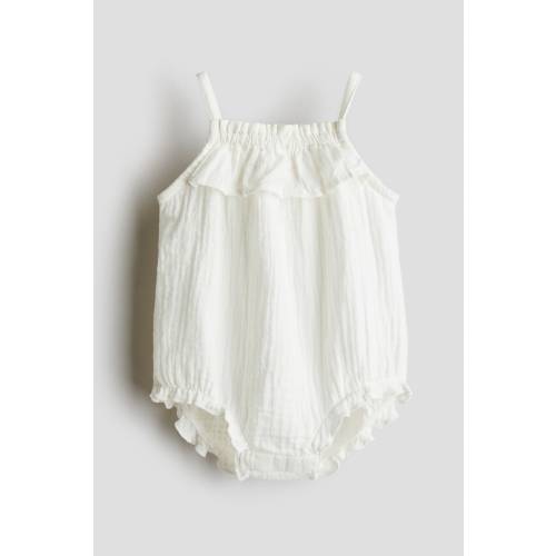 COTTON MUSLIN ROMPER SUIT