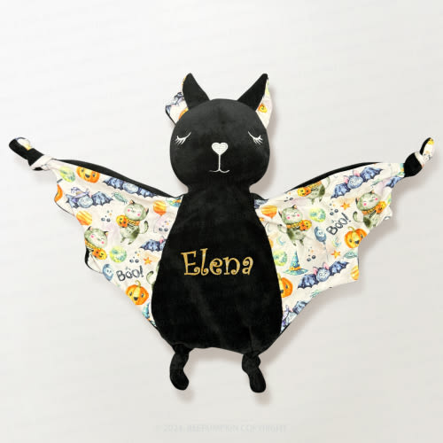 Personalized Baby Bat Security Blanket