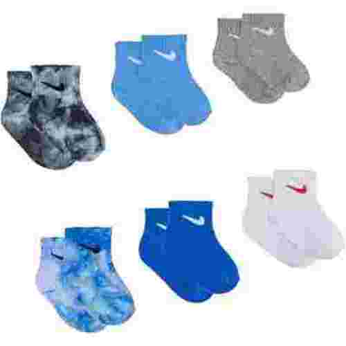Baby/Toddler Boy Nike 6-Pack Swoosh Ankle Socks Color: Tie Dye Size: 12-24MONTH