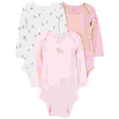 Carter's Child of Mine Baby Girl Cotton Bodysuits 3-Pack, Sizes Preemie-18 Months